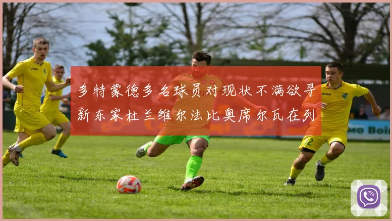 多特蒙德多名球员对现状不满欲寻新东家杜兰维尔法比奥席尔瓦在列